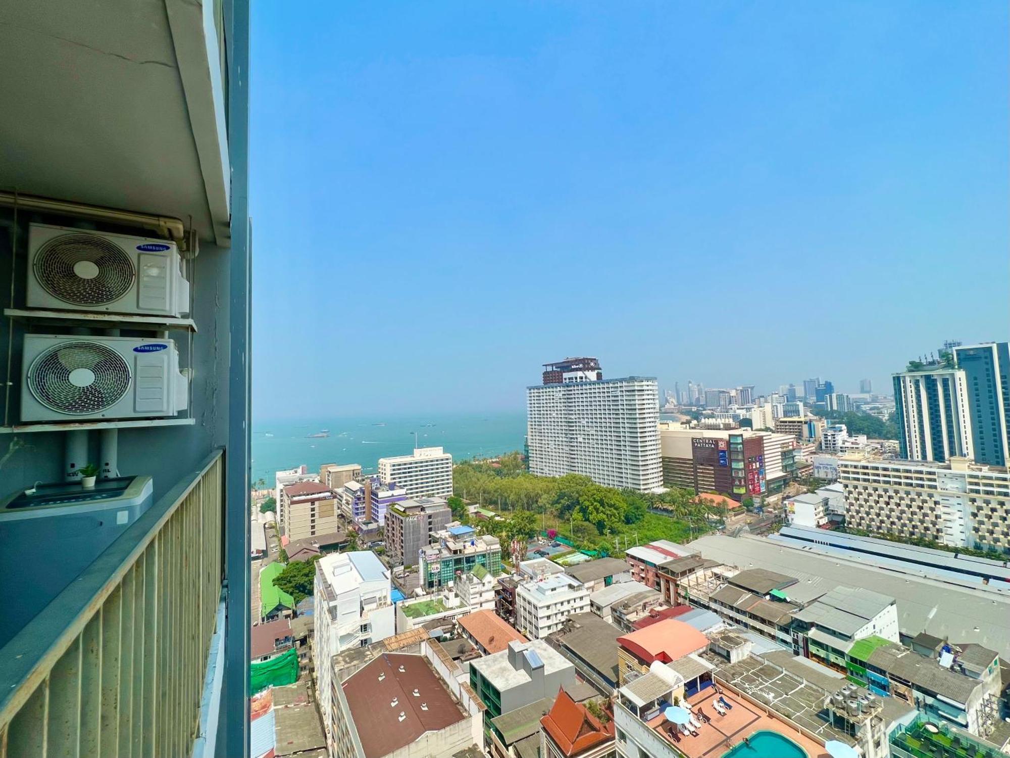 Sea View Pattaya Beach @The Base Central Pattaya Ngoại thất bức ảnh
